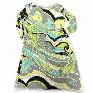Maggy London Retro Swirl Dress, Size 8